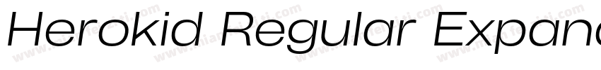 Herokid Regular Expanded字体转换